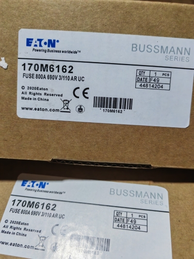 EATON BUSSMANN 170M6162 FUSE Malaysia Thailand Singapore Indonesia Philippines Vietnam Europe USA