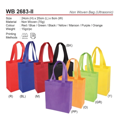 WB 2683-II Non Woven Bag (Ultrasonic)