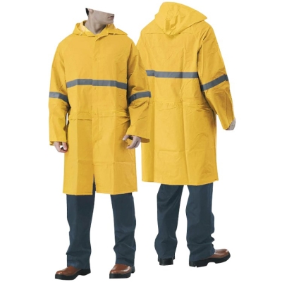 MK-SSC-20057 MR MARK 1PCS TYPE PRO RAINSUIT WITH FULL REFLEXTIVE STRIP(YELLOW)