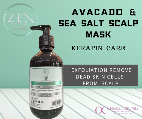 ZEN NATURE KERATIN CARE AVACADO & SEA SALT SCALP MASK