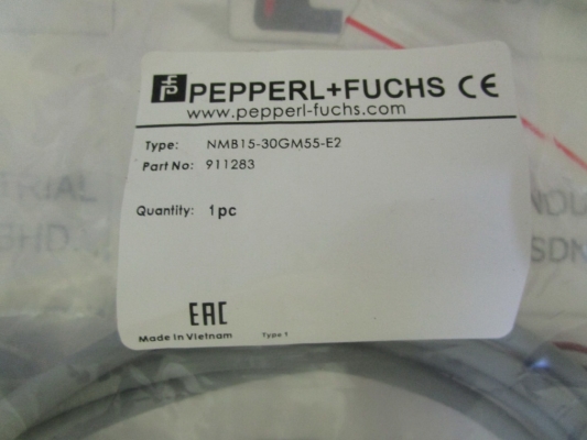 NMB15-30GM55-E2 NMB1530GM55E2 PEPPERL+FUCHS Inductive Proximity Sensor Supply Malaysia Singapore Indonesia USA Thailand