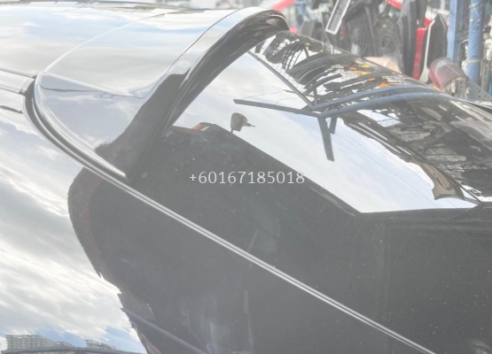 mercedes benz w205 sedan roof spoiler gloss black abs material fit for add on upgrade performance new look brand new