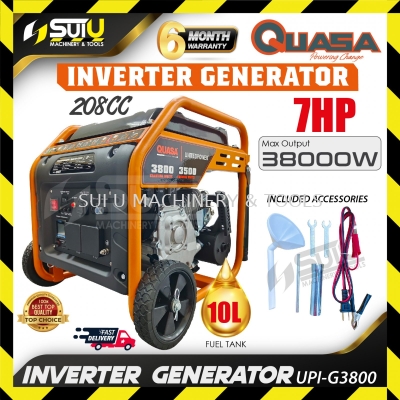 QUASA UPI-G3800 7HP 208CC Inverter Generator / Penjana 3800W