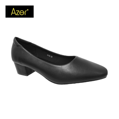 LADIES SLIP ON COURT SHOE (CL 4149-BK) (MX.X)