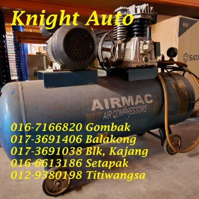 Recond Unit - Airmac Air Compressor 8bar 120L 3hp 240V (Sold to IO-033082 @ 13/03/2024)