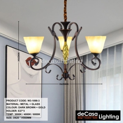 EUROPEAN CLASSIC CHANDELIER (W3-1098-3)