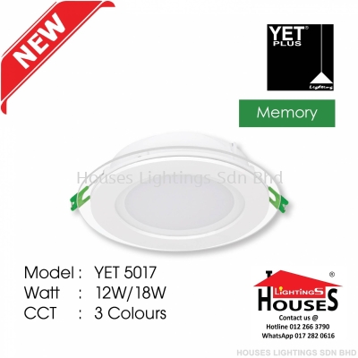 YET 5017 R 12W 18W GLASS 3-COLOURS MEMORY