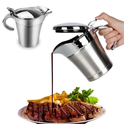 Double Walled Insulated Thermal Gravy Boat 450ml