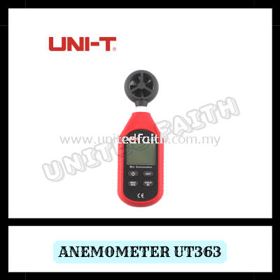 UNI-T UT363 Mini Digital Wind Speed Meter Pocket Anemometer Speed Temperature Tester Thermometer