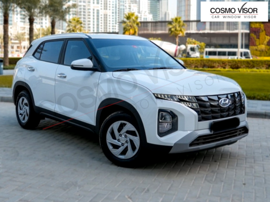 HYUNDAI CRETA 2022 - ABOVE = COSMO DOOR VISOR