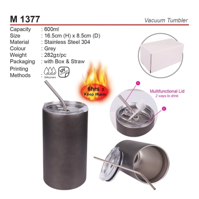 M 1377 Vacuum Tumbler