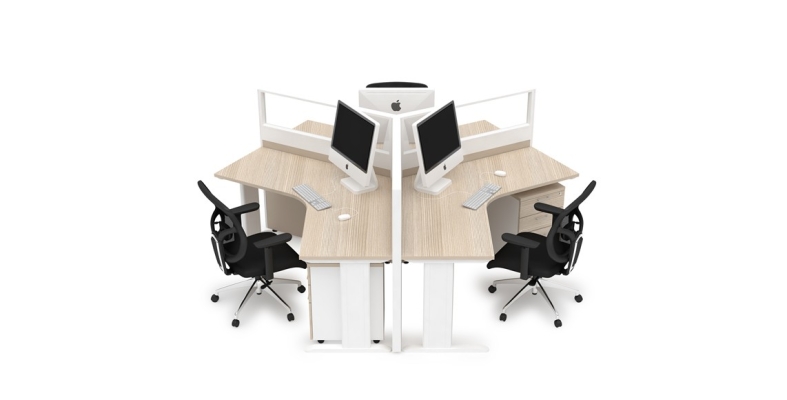 3 pax Y-Solution office workstation