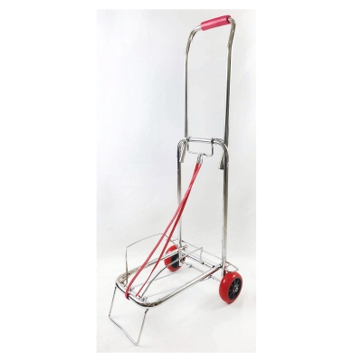 Foldable Trolley/ Shopping Cart/ Shopping Trolley/ Office Trolley (Chrome)(30kg) - 00257A