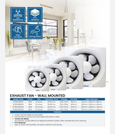 DECOR EF/8/APB20W-8"-WALL TYPE