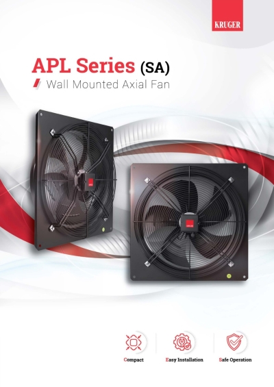 KRUGER APL SERIES (SA) WALL MOUNTED AXIAL FAN