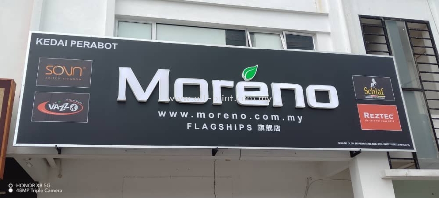 Moreno (Puchong) - EG Box Up 3D Lettering Led Frontlit