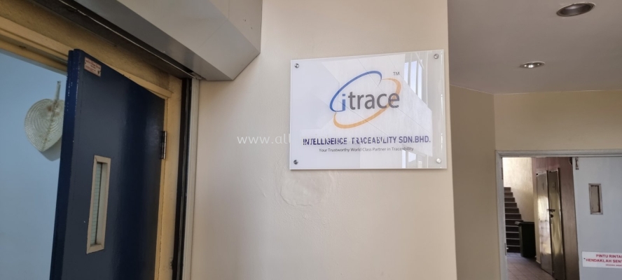 Intelligence Traceability Sdn Bhd (Petaling Jaya) - Acrylic Signage