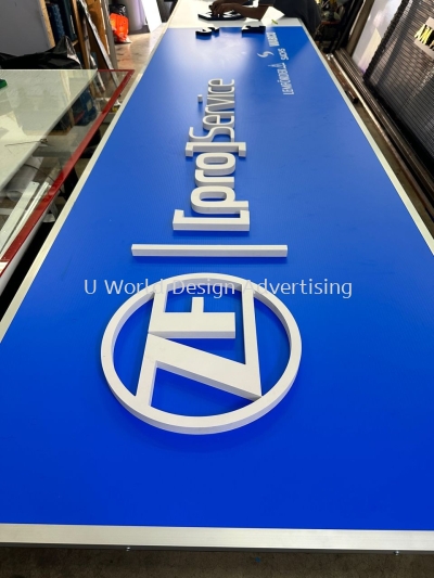 Company 3D Lettering Signboard with Frame at Klang Valley, Shah Alam, Subang Jaya, Taman Perindustrian, Balakong, Port Klang, Pelabuhan