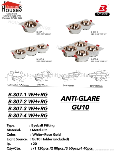 307 WH+RG GU10