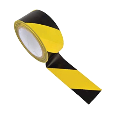 48mm x 30Y Floor Marking Tape/ Yellow & Black Tape (Yellow) 00345E