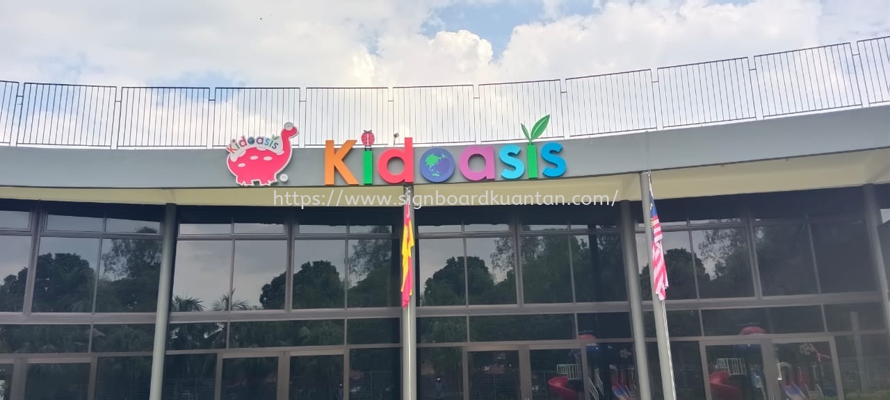 KIDOASIS 3D LED SIGNBOARD AT TERENGGANU