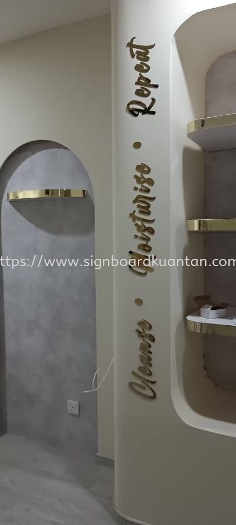 STAINLESS STEEL GOLD MIRROR AT KUANTAN