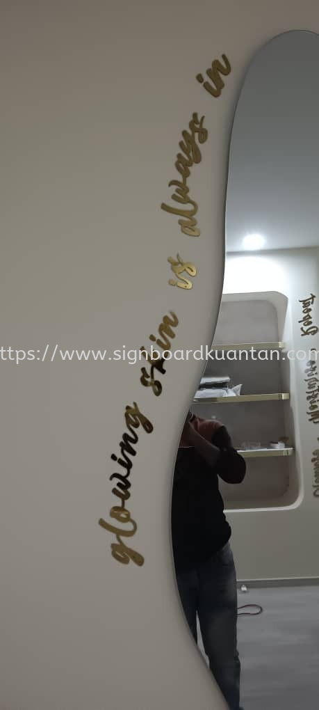 STAINLESS STEEL GOLD MIRROR AT KUANTAN