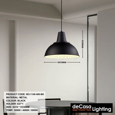 MODERN METAL PENDANT LIGHT (W3-1140)