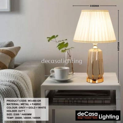 MODERN CREATIVE TABLE LAMP (W3-480-GR)