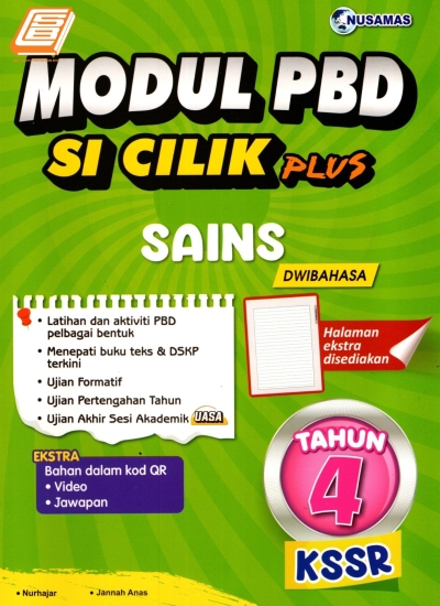 Modul PBD Si Cilik Plus Sains Tahun 4