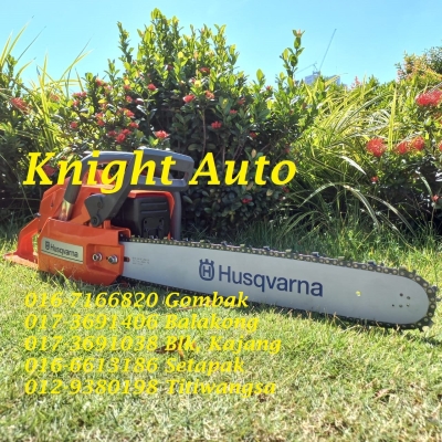 Husqvarna 61: Petrol Chainsaw 20 61.5cc, 3.9HP, 6.1kg ID33299