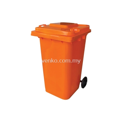 240L Orange Mobile Garbage Bin (MGB 240L)