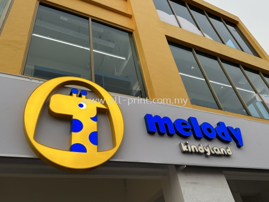 Melody (Subang Taipan) - EG Box Up Led Conceal Lettering Frontlit