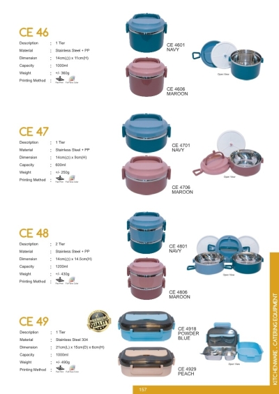 CATERING EQUIPMENT CE46 CE47 CE48 CE49