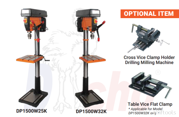 DACHO INDUSTRIAL GRADE TABLE BENCH DRILL (25MM-32MM)