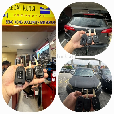 Duplicate car flip Key remote control Honda HRV