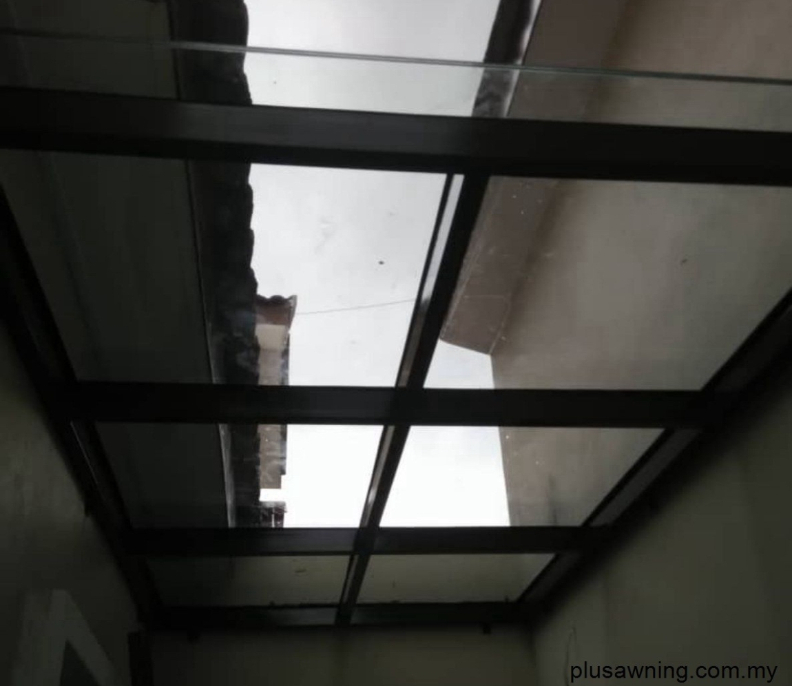 Rujukan Bumbung Kaca Rumah Kanopi Kaca / Awning  Kaca Bumbung & Awning Rujukan Reka Bentuk UbahSuai Malaysia