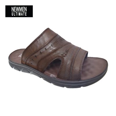 MEN SLIDE IN LEATHER SANDAL (MA 7056-CF) (PA.X)