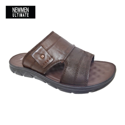 MEN SLIDE IN LEATHER SANDAL (MA 7053-CF) (PA.X)