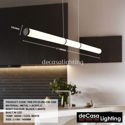 MODERN LED TUBE PENDANT LIGHT (PRE-P0125)