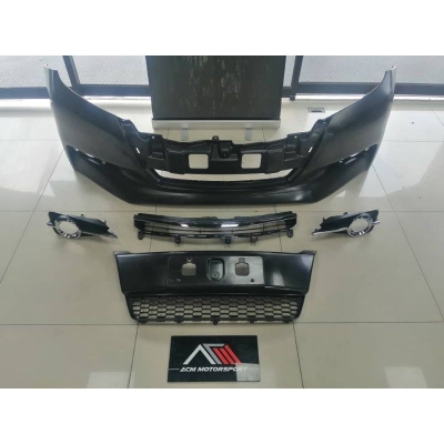 TOYOTA Wish Bumper 2012 front bumper conversion