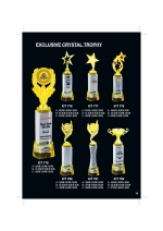 EXCLUSIVE CRYSTAL TROPHY ICT776 - ICT782