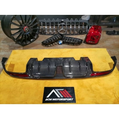 Mercedes benz W205 BR rear diffuser carbon fiber