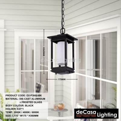 OUTDOOR PENDANT LIGHT (O2-P3002)