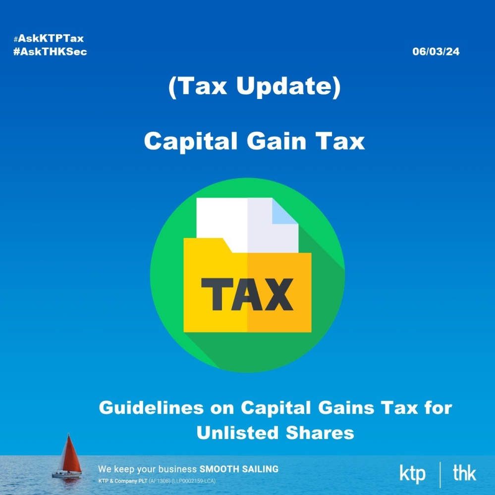 Guidelines on Capital Gains Tax for Unlisted Shares