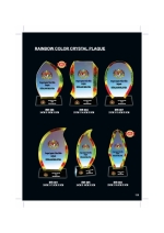 RAINBOW COLOUR CRYSTAL PLAQUE IRR008 - IRR003