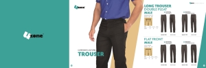 UZON LONG TROUSED DOUBLE PLEAT TPS UZON Corporate Uniform Corporate Uniform