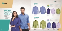 UZON MICRO COTTON RAYON UNIFORM MY0011 UZON Corporate Uniform Corporate Uniform