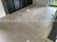 Wood Flooring _ White Color Coating 