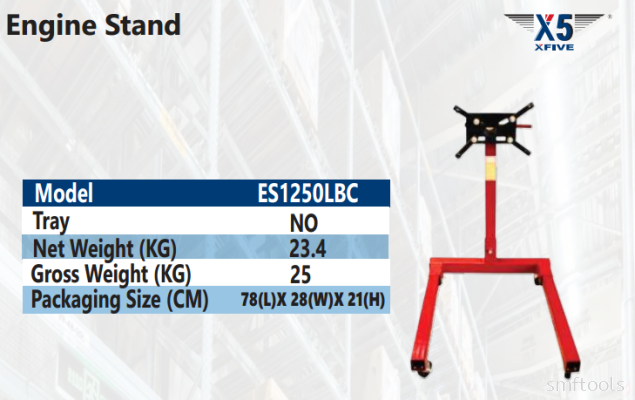 XFIVE (X5) 500KG HEAVY DUTY ENGINE STAND